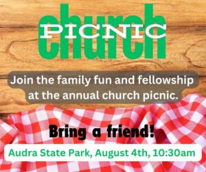 Annual church picnic.