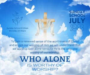 Who Alone Is Worthy of Worship?